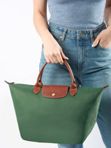 Longchamp Le pliage original Handtas Groen-vue-porte